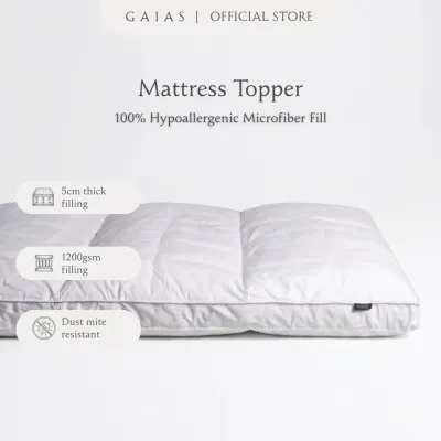 GAIAS Mattress Topper 1200gsm 5-Star Hotel Cloud Collection™