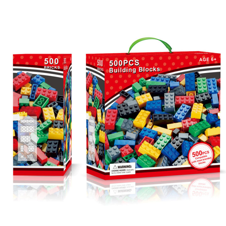 MOLADA 500pcs Lego Building Blocks Compatible City DIY Creative Classic  Bricks Creator Educational Toys for Children