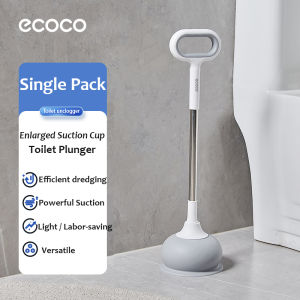 Ecoco High Pressure Toilet Plunger with Enlarge Suction for Toilet Bowl Sewer Blockage E25109