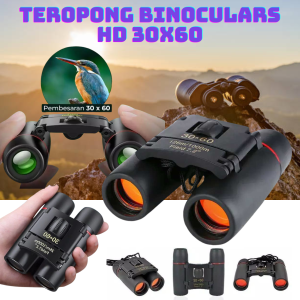 READY Top Teropong Binokular Zoom 30x60 Telescope Binocular HD 126M/1000M Jarak Jauh Siang Malam