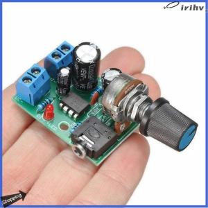 【jianzhanqinl】 LM386 10W Audio Amplifier Board Mono 3.5mm DC 3-12V Volume Control