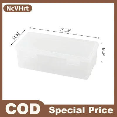 NcVHrt Hộp lưu trữ nhựa trong suốt màu đen có nắp đậy cho bút bút chì bút đánh dấu đồ dùng học tập & tổ chức văn phòng tổ chức bàn