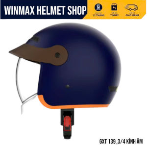 Mũ Bảo Hiểm GXT Helmet 3/4 Đâu GXT-139 Mũ BH Xe Máy Kính Âm Thương Hiệu GXT HELMET BH 12 Tháng