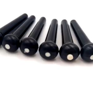 6Pcs Acoustic Guitar Bridge Pins String fixed string tapered string posts Musical instrument