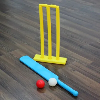 【Lowest Prices Online】 Cricket Set For Kids Outdoor Sports Game Set Cricket Set For Outdoor Beach 1 Set Of 4pcs