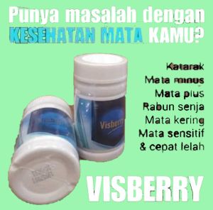 BBM-FOR 2 Btl Kapsul Herbal VISBERRY (bantu meringankan kekeringan pada mata)