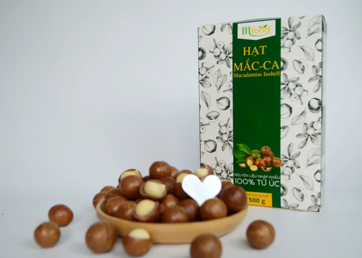 Hạt Macca Úc Wfood Hộp 500g