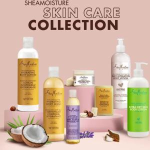 Shea Moisture Shampoo Coconut and Hibiscus for Thick Curly Hair to Cleanse & Hydrate 24 Fl oz