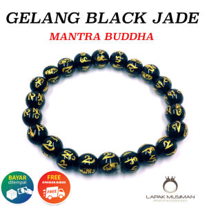 GELANG BATU ASLI NATURAL MANTRA BUDDHA