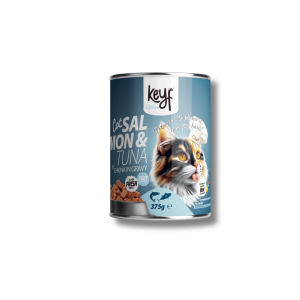 KEYF Wet Cat Food 375g Chunk in Gravy Assorted Chicken Salmon Beef Lamb Tuna