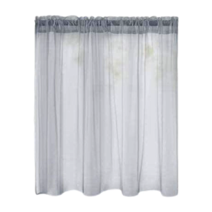 Transparents Sheer Curtains Kitchen Tiers Short Curtains Light Filtering Rod Pocket Voile Cafe Curtains