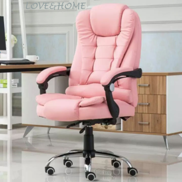 COD Halter Reclining Leather Office Chair Modern Executive Height  Adjustable Rolling 360 Degrees Swivel Chair Lazada PH
