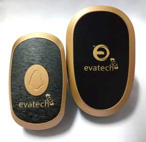 Bel Rumah Tanpa Kabel Bel Pintu Rumah Wireless Waterproof Lampu Rgb 38 Ringtone 1 Receive