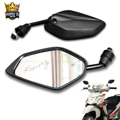 SUZUKI SMASH 115 Side mirror genuine parts black short stem