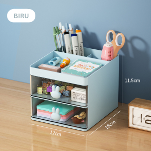 Mainland Rak Meja Kerja Aksesoris Kelinci Laci Kosmetik Minimalis Bunny Head Storage Box Serbaguna HSB661