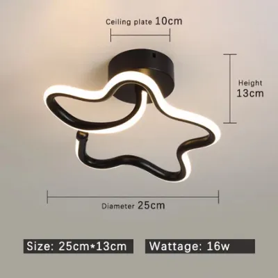 3 Warna Lampu Lorong Plafon LED Ceiling Light Lampu Hias Rumah Ruang Tamu Kamar Minimalis Tempat Lampu Plafon LED Ceiling lamp 36W Ruang Tamu Kamar Minimalis Tempat Lampu