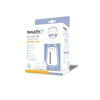 Isa Uchi Breast Milk Storage Bags Pump Directly into Storage Bag Babyboo