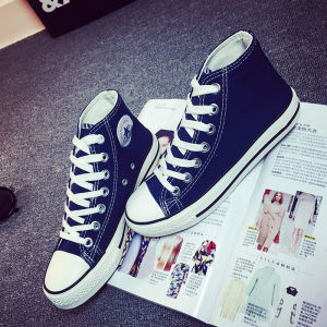 Distribution FUBU B02 Cloth Shoes Wholesale Korean Mens Shoes Couple High-Top Canvas Shoes Casual Pumps