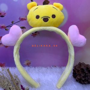 BANDO BULU KARAKTER SANRIO LOTSO DAN WINNIE LOVE FASHION ANAK WANITA / BONDU KARAKTER SANRIO LOVE