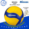 Molten Original V5M4500/ Molten V5000/ Mikasa V300W Size 5 volleyball ball Match Training Soft PU Volleyball Outdoor and indoor Volleyball. 