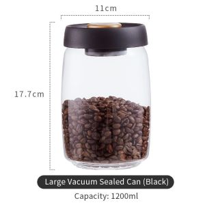 BMWA โหลแก้วสูญญากาศ แท้จากญี่ปุ่น สำหรับใส่ชา ผงชา และกาแฟ ป้องกันอากาศเข้า Glass Coffee Canister