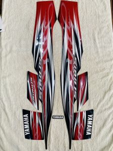 Bộ tem decal dán xe máy Yamaha sirius đời 2013 màu đỏ zin thái siêu đẹp