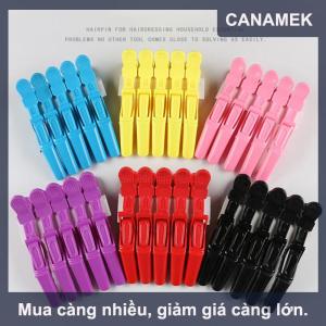 【CANAMEK】 5 cái lốc Nhựa Tóc Clip Làm Tóc Kẹp Claw Phần Alligator Clip Thợ Cắt Tóc Cho Salon Tạo Kiểu Tóc Phụ Kiện Tóc Kẹp Tóc