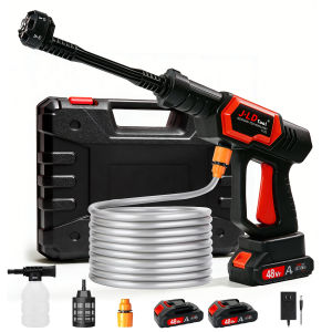 JLD Jet Cleaner Alat Cuci Mobil CuciStaem Mesin Steam Power Spayer AlatAlat cuci High Pressure WasherTermurahm Mahine cordless（Hitam/kuning warna acak）