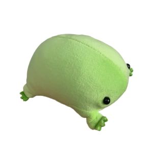 YUDESHUI Anime Xanh Móc khóa nhồi bông hình ếch Phim hoạt hình dây chuyền Tượng ếch bông mềm mại Dễ thương Lông mềm mại Thú nhồi bông ếch mềm mại
