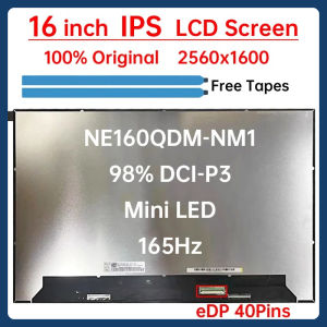 16" 165Hz Laptop LCD Screen NE160QDM NM1 NE160QDM-NM1 V8.0 For Lenovo Legion 7-16ITHg6 Display Matrix Panel Mini LED 2560x1600