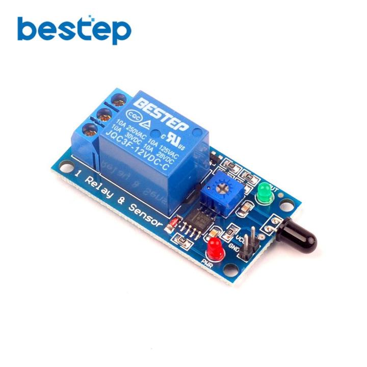 Fire Alarm Timer Relay Module 1 Channel 12V Flame Detection Fire Alarm Sensor Relay Module | Lazada PH