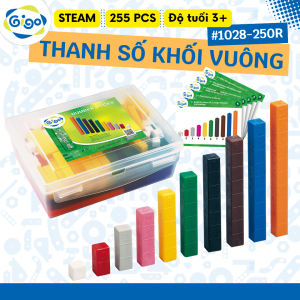 Đồ chơi giáo dục Thanh Số Khối Gigo #1028-250R (255 PCS)