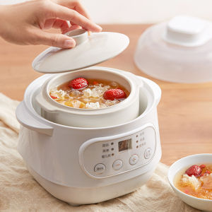 OLAYKS Exported to Japan Original Small Electric Stew Pot Birds Nest Soup Pot Porridge Artifact Home Water-proof Stew