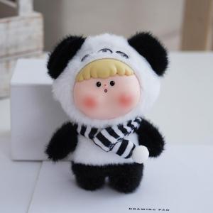 [haoh] Cute Cartoon Animal Fruit Cub Lilith Plush Doll Keychain Backpack Hangings Ornaments Gifts