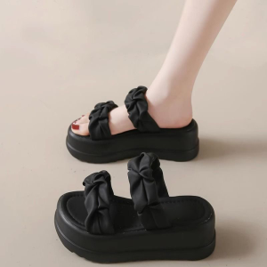 A Women Wedge Sandals Korean Styles For Women Thick Sole