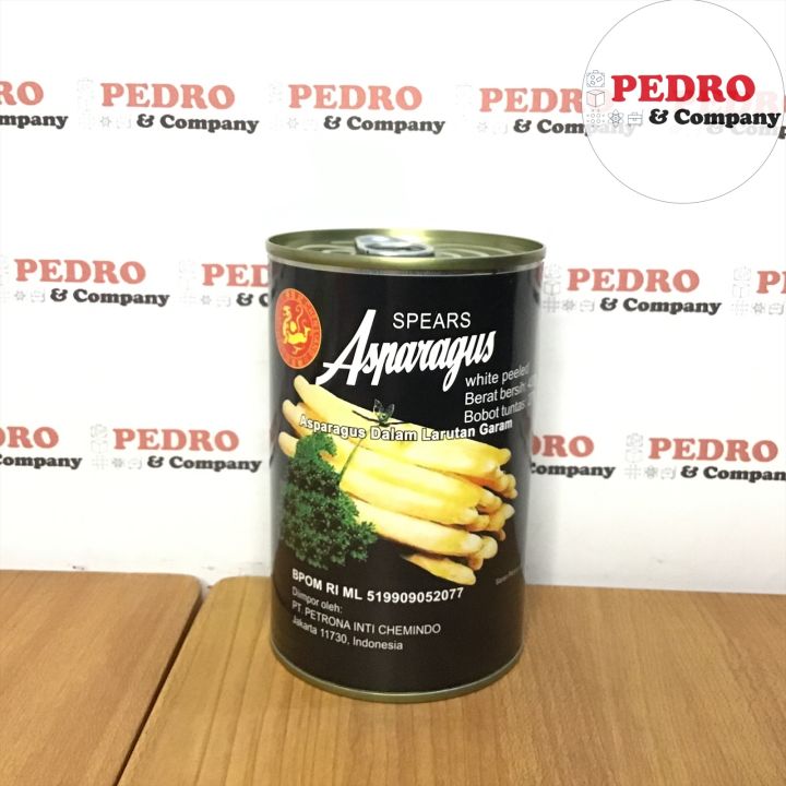 Chen liang ji spears asparagus dalam larutan garam 430 gram kaleng