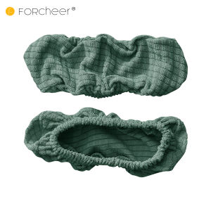 FORCHEER Water Resistant Elastic Chair Armrest Cover 2 Pieces Part Waterproof Jacquard Office Seat Arm Rest Protector Stretch Short Computer Chair Case Removable