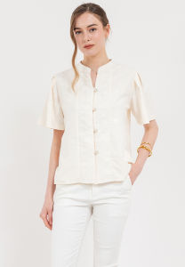Badomoda AERIS Embroidered Chinese Collared Top