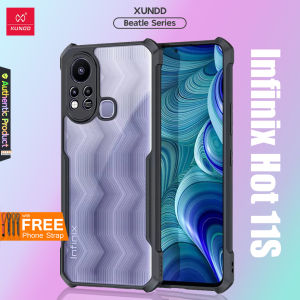Xundd [ORIGINAL] Beatle Clear Hybrid Shock Proof Armor Case for Infinix Hot 11S