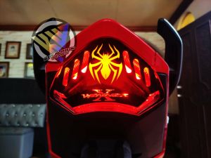 Tail Light Decal Sticker For Honda Winner X Spider Design