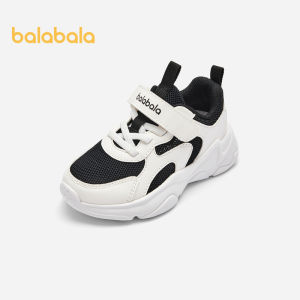 Balabala Childrens Shoes Childrens Sneakers Breathable Shoes For Boys And Girls 2024 Summer Simple Mesh Jogging Shoes