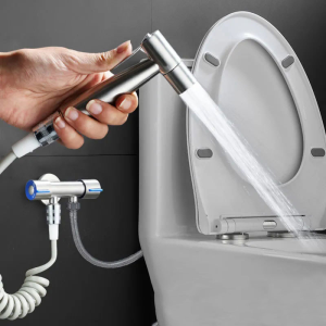 Handheld Bidet Sprayer for Toilet Stainless Steel Hand Bidet Faucet Bathroom Hand Sprayer Shower Head Self Cleaning