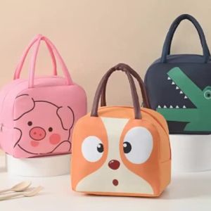 Mumystation Tempat penyimpanan makanan motif hewan tas lunch aluminium lunch bag cooler