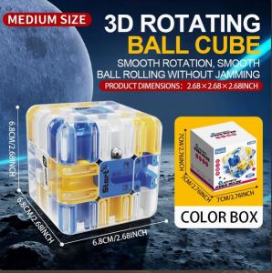 3D Maze Puzzle Cube Magic Rolling Ball Cubes Childrens educational Maze Toys Creative Educational toys
