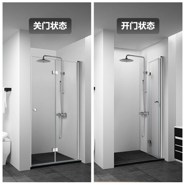 Folding door specialshaped shower room bathroom partition door wet and