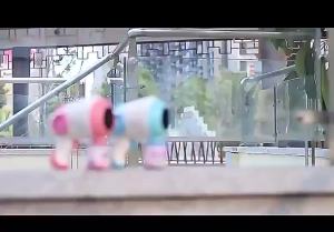 【SG】Kids Automatic Electric Bubble hine Cartoon Bubble Toy with LED Lighting Outdoor Toy Children Birthday Gift