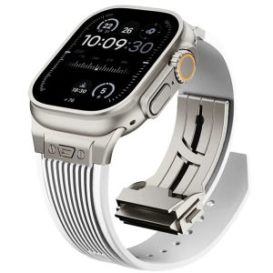 Dây đeo thể thao silicon cho Apple Watch 11 Band Series 10 9 8 7 6 5 4 SE2 46mm 45mm 44mm 42mm Vòng đeo tay cao su Dây đeo cho iWatch Ultra 3 2 49mm