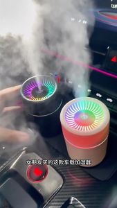 [SG STOCK]New Essential Oil Aroma DiffuserLED Seven-Color Ambient LightUSB rechargeable car humidifier Aroma diffuser