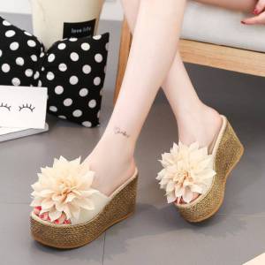 [Free Shipping] WomenS Summer Fashion Outdoor Korean-Style Waterproof Platform Wedge Sandals With Thick Soles And High Heels