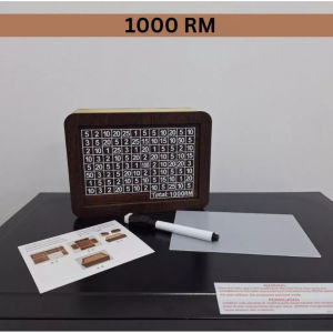 Saveing Wood Money Bank Reusable Money Box with Saving Goals To Helps Cultivate Savings Habits Home Decor